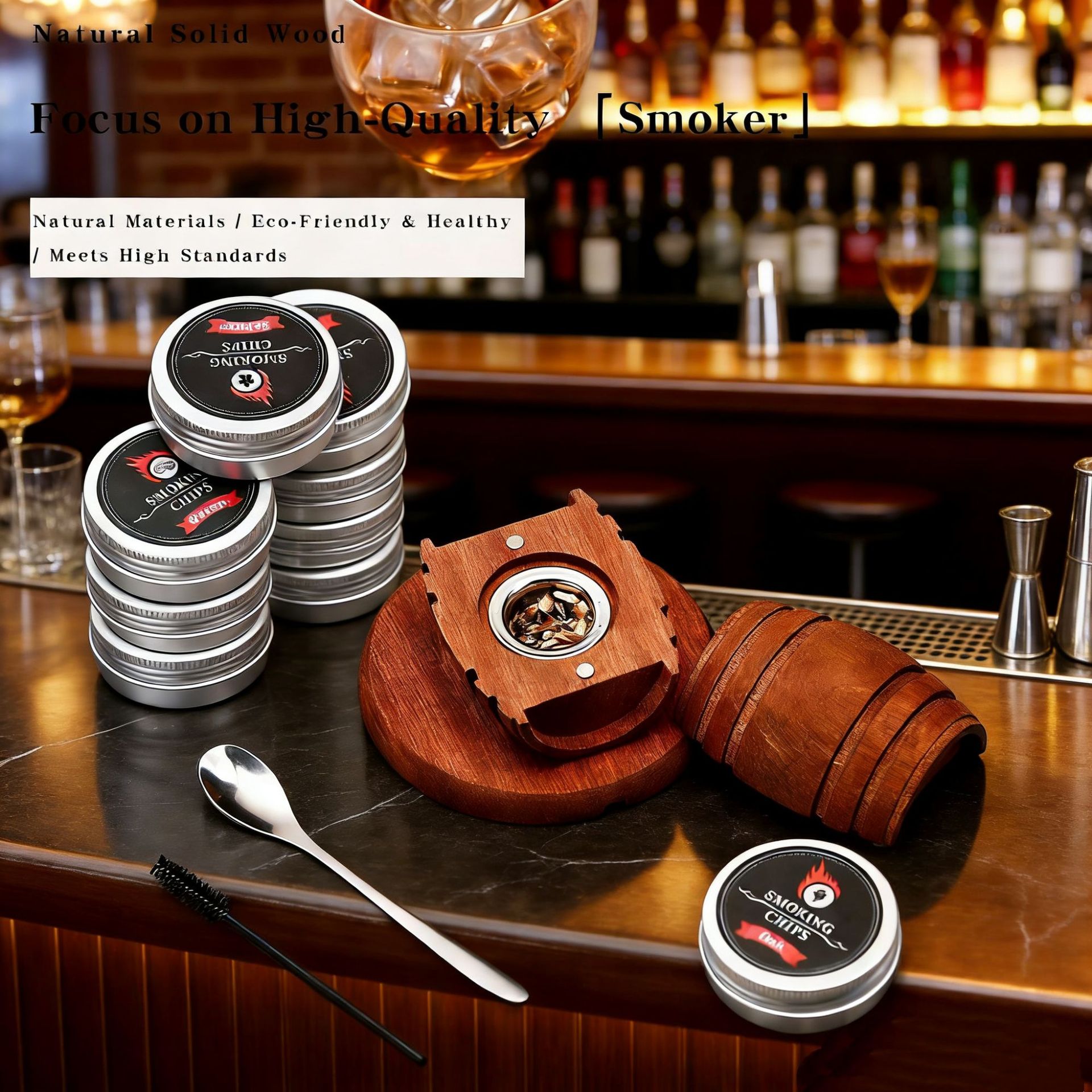 Whisky Smoking Kit, Oak Smoker - огляд і ціна Smoking Gun Kit