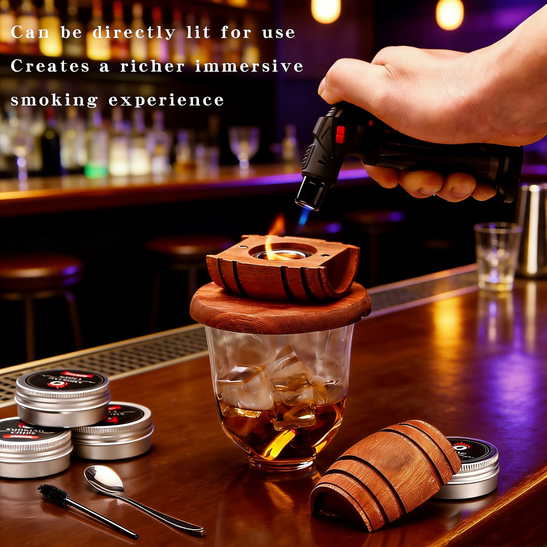 Whisky Smoking Kit, Oak Smoker - огляд і ціна Smoking Gun Kit
