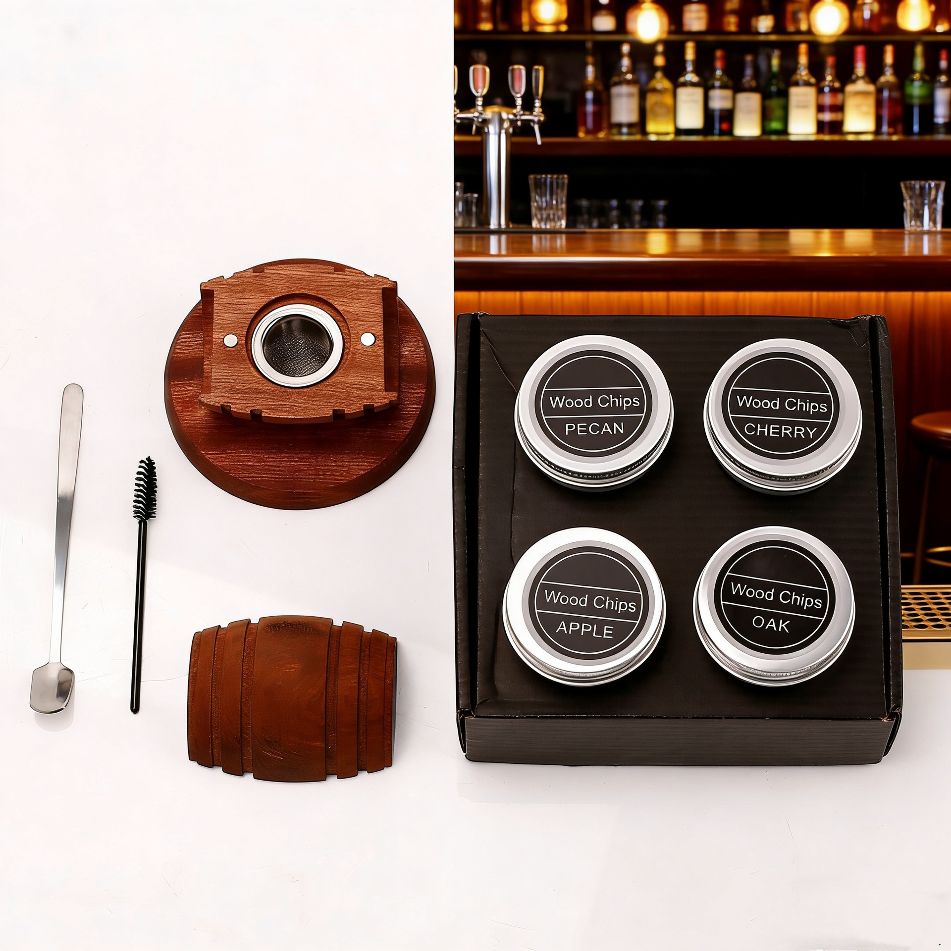 Whisky Smoking Kit, Oak Smoker - огляд і ціна Smoking Gun Kit