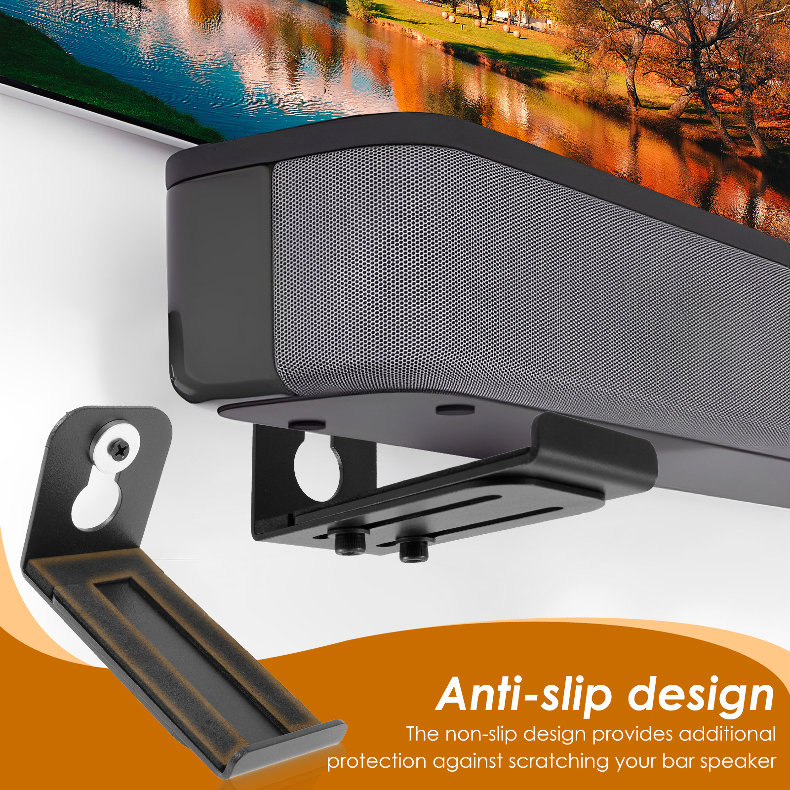 2Pcs Soundbar Speaker Stands W - огляд і ціна Home Bar Stand