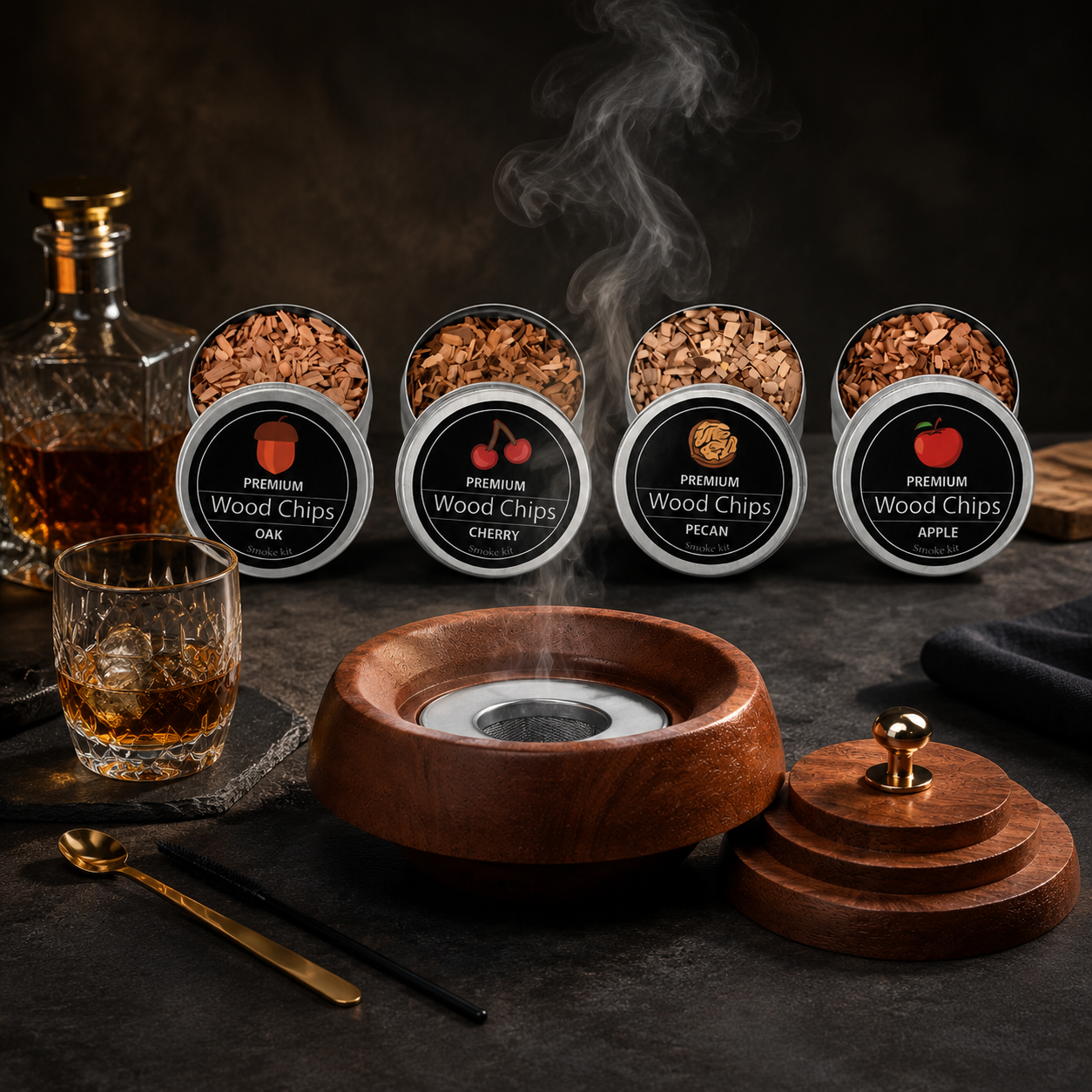 Whiskey Smoker Kit Cocktail Sm - огляд і ціна Smoking Gun Kit