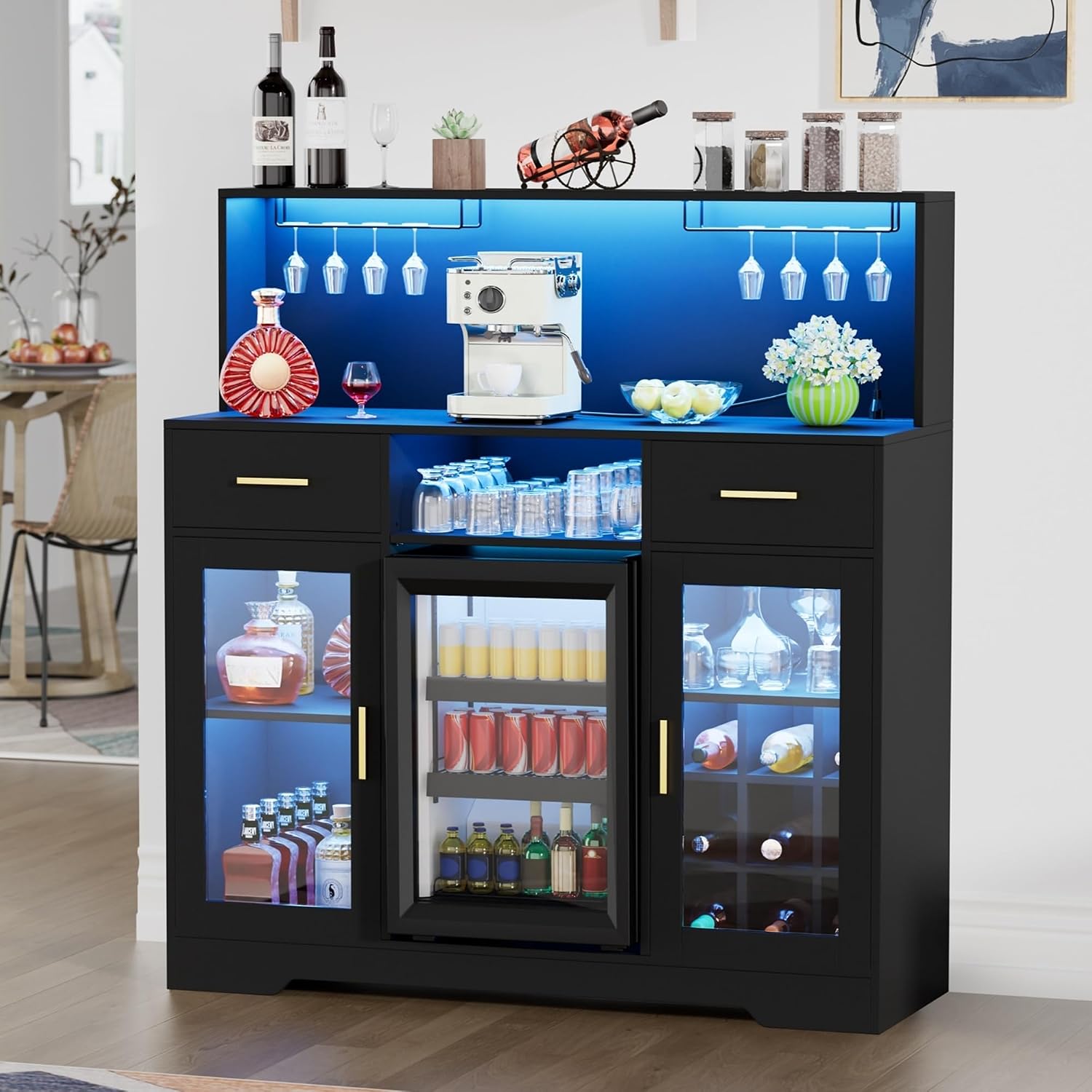 Mini Fridge Cabinet with Stora - огляд і ціна Home Bar And Fridge