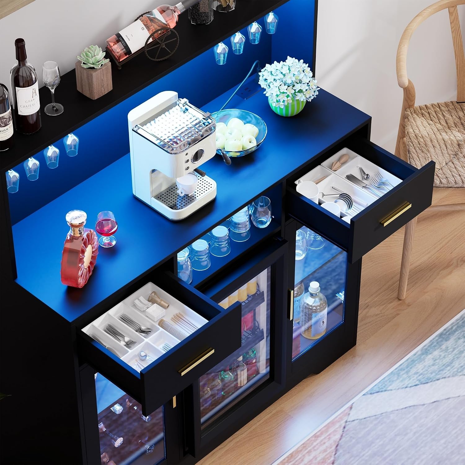 Mini Fridge Cabinet with Stora - огляд і ціна Home Bar And Fridge