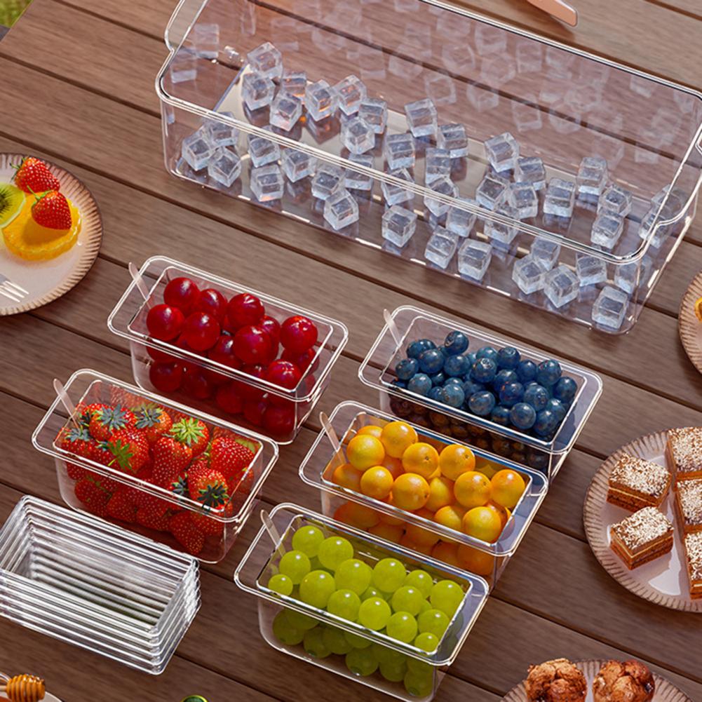 Taco Bar Serving Set for Party - огляд і ціна Garnish Tray Set