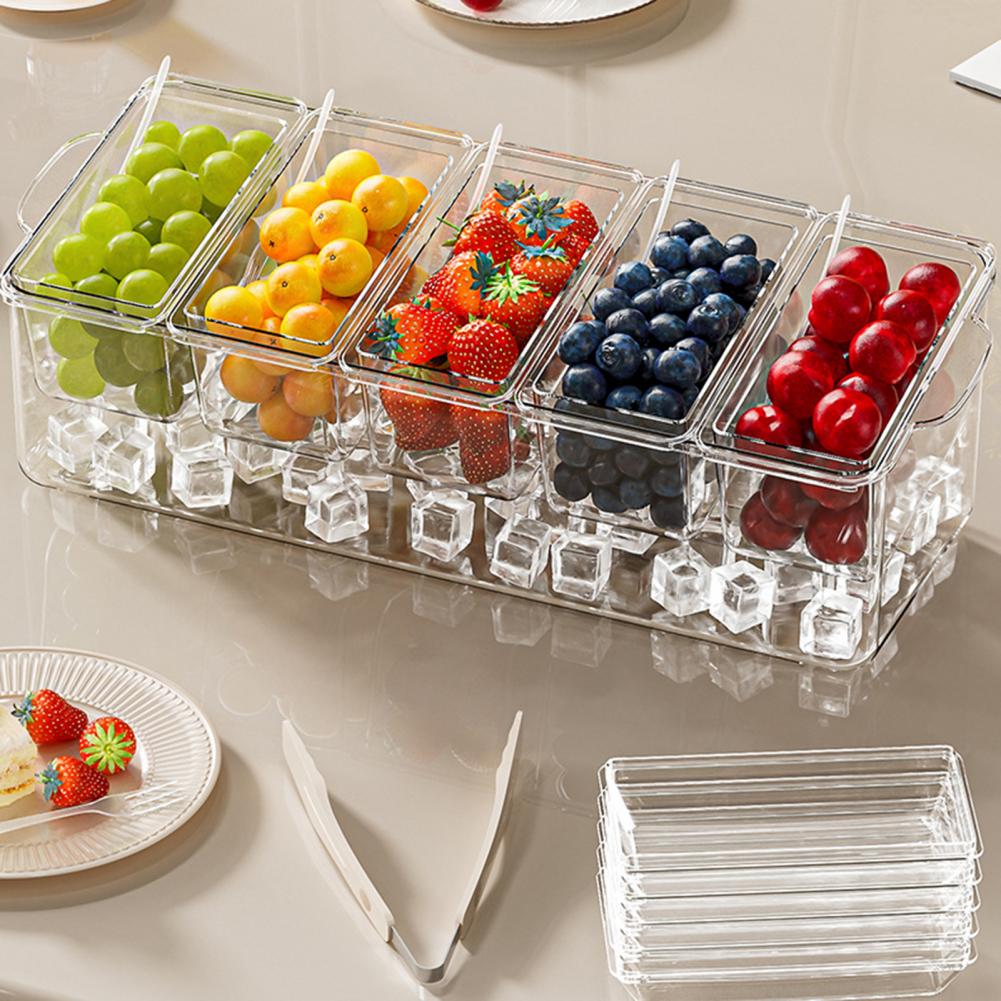 Taco Bar Serving Set for Party - огляд і ціна Garnish Tray Set