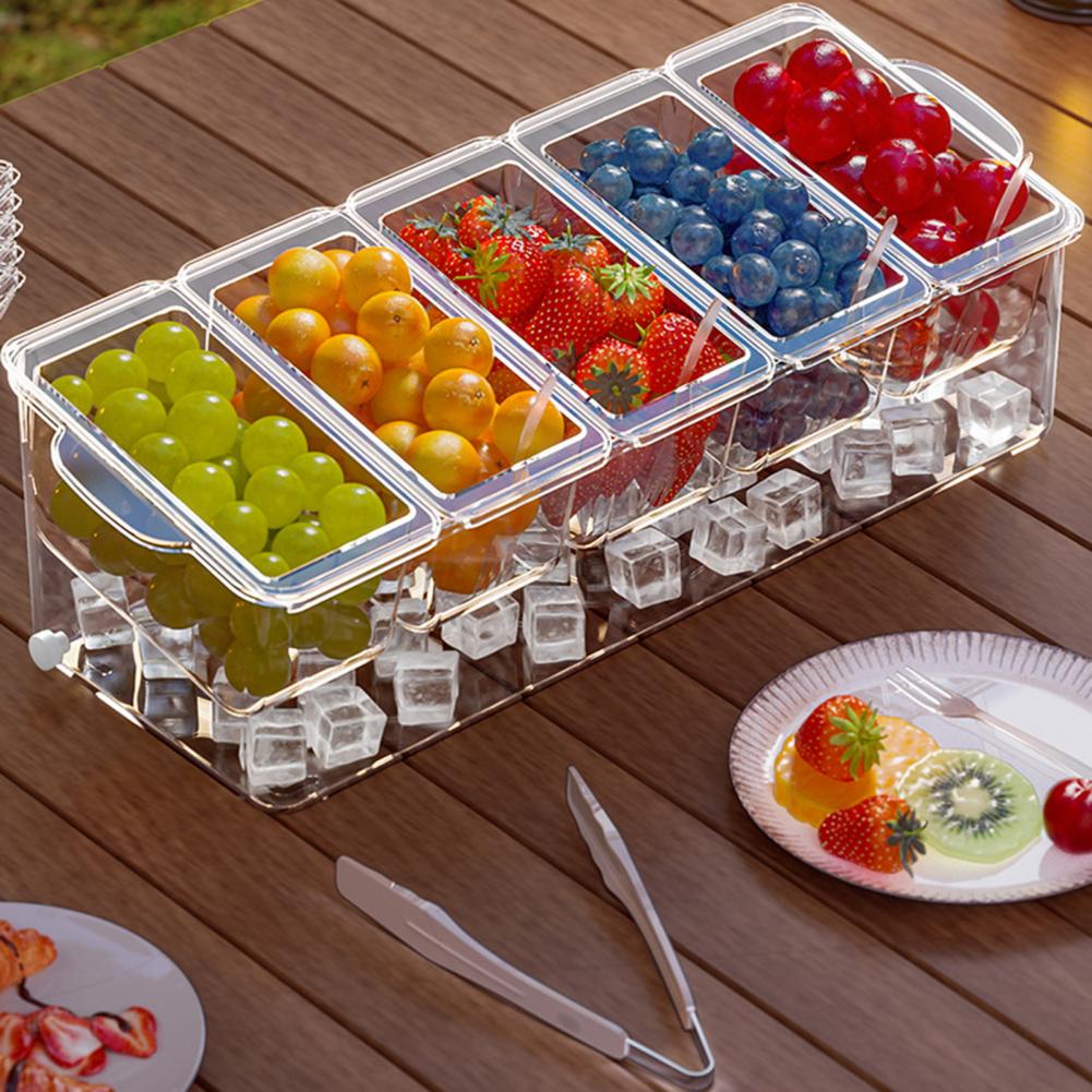 Taco Bar Serving Set for Party - огляд і ціна Garnish Tray Set