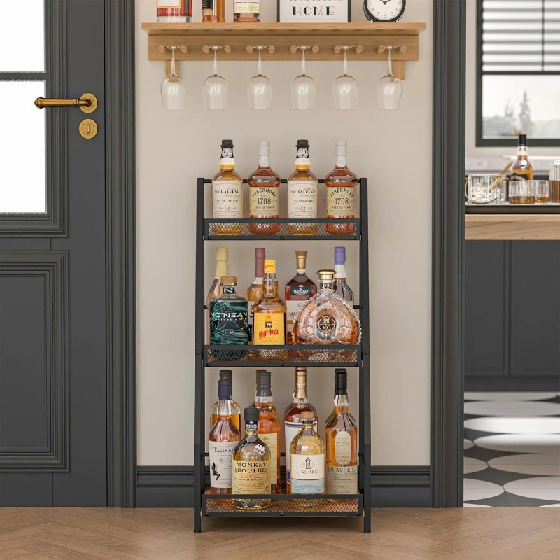 3-Tier Ladder Wine Rack Freest - огляд і ціна Home Bar Shelves