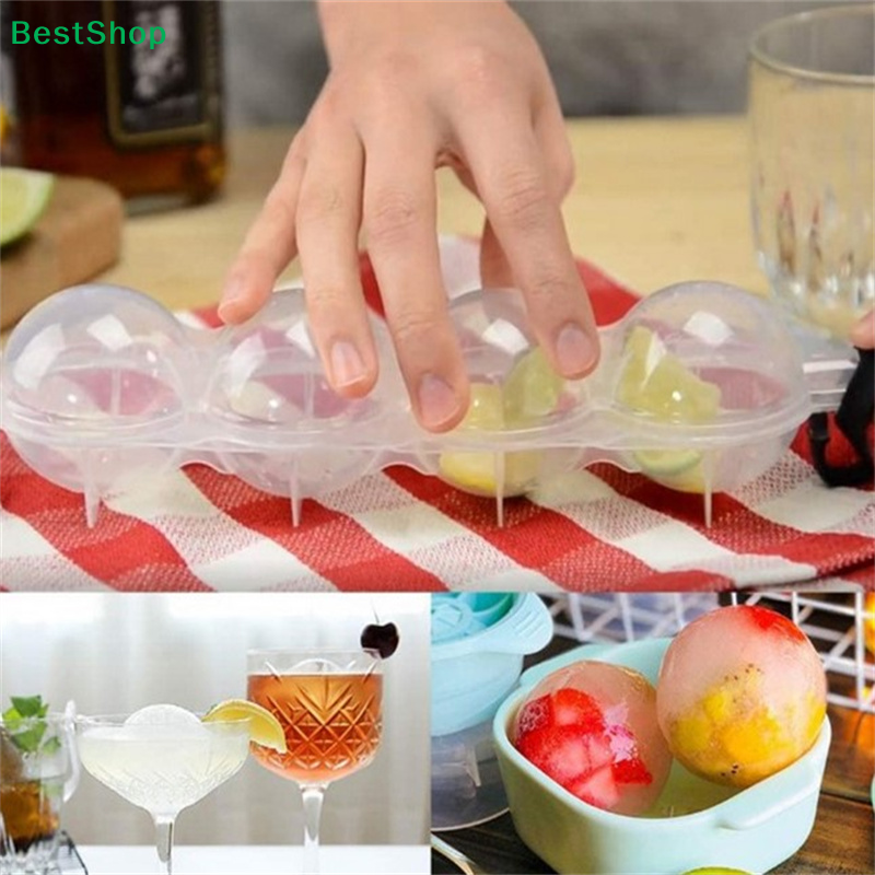 ★4 Cavity Bar Sphere Ice Cube  - огляд і ціна Ice Mold Sphere