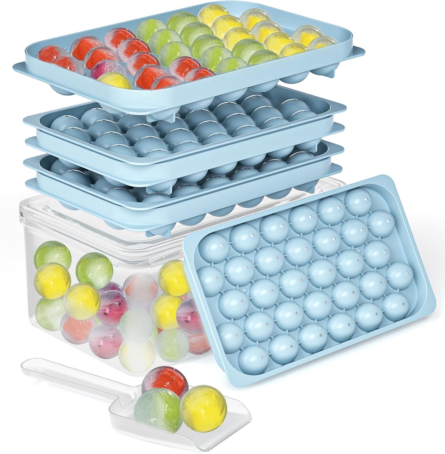 Ice Cube Trays with Lid and Bi - огляд і ціна Ice Mold Sphere