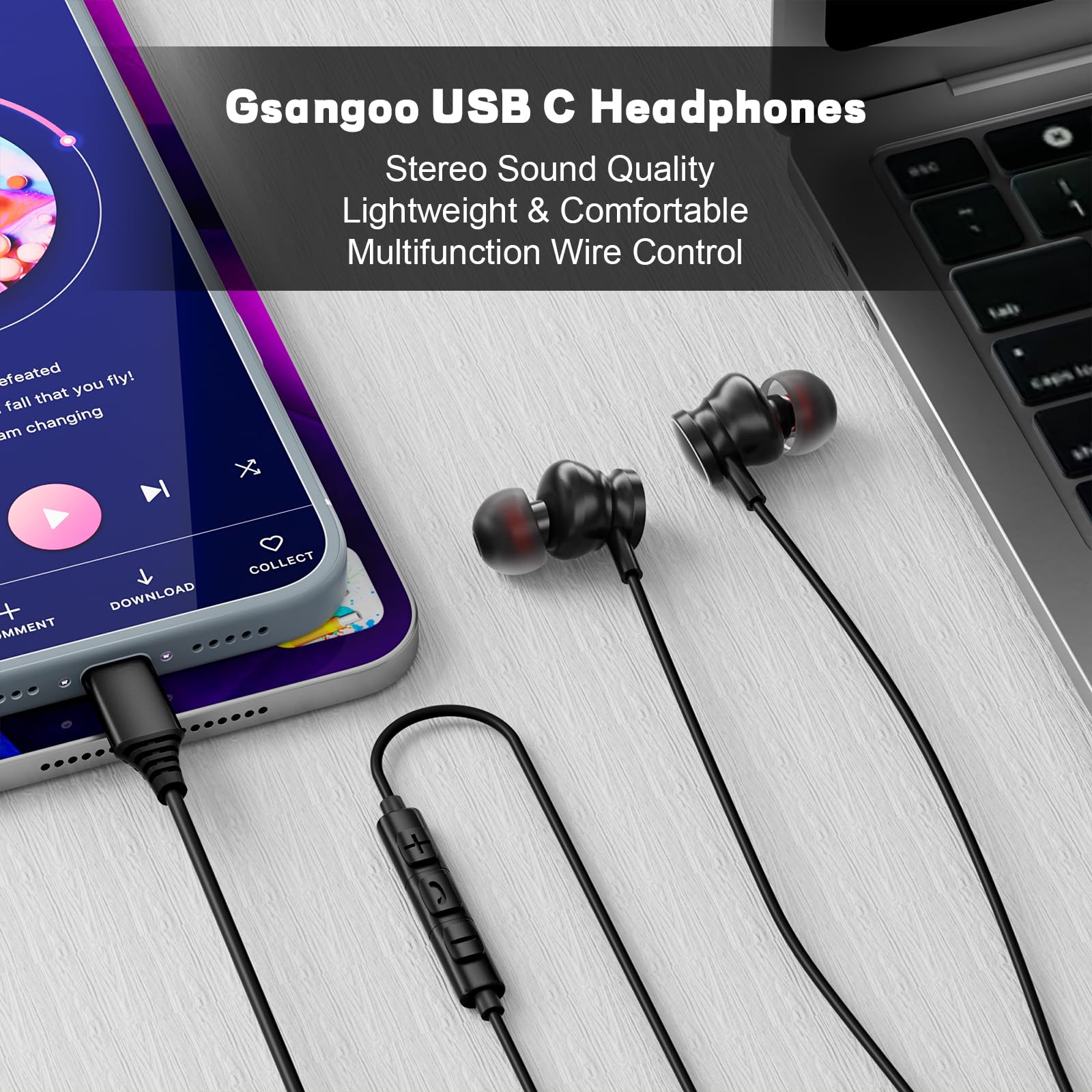 Type C Wired Headphones 3.5mm  - огляд і ціна Home Bar Iphone