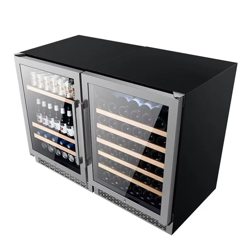 SICAO Stainless Steel Dual Zon - огляд і ціна Home Bar And Fridge