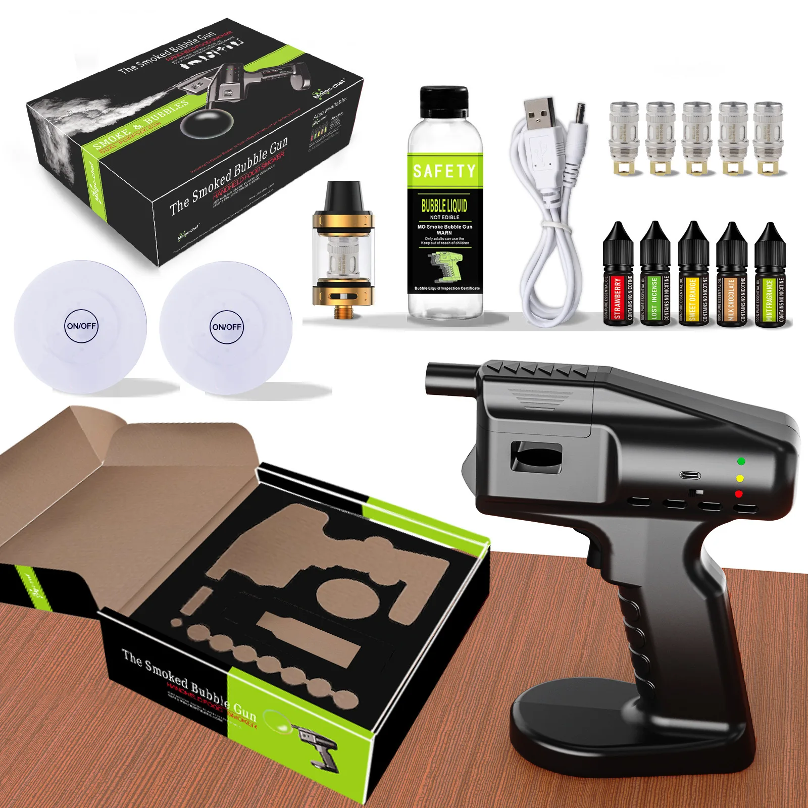 Electric USB Flavour Blaster F - огляд і ціна Smoking Gun Kit