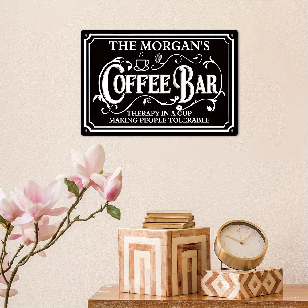 1pc Personalized The Morgan's  - огляд і ціна Home Bar And Coffee