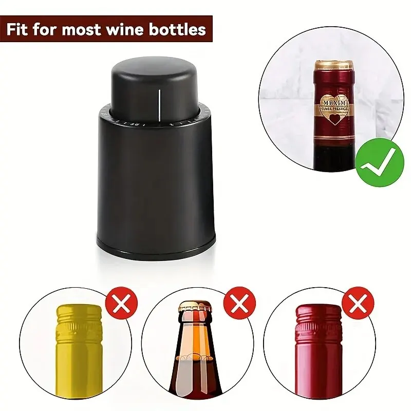 Vacuum Pump Wine Saver Cap Sto - огляд і ціна Wine Preservation Pump