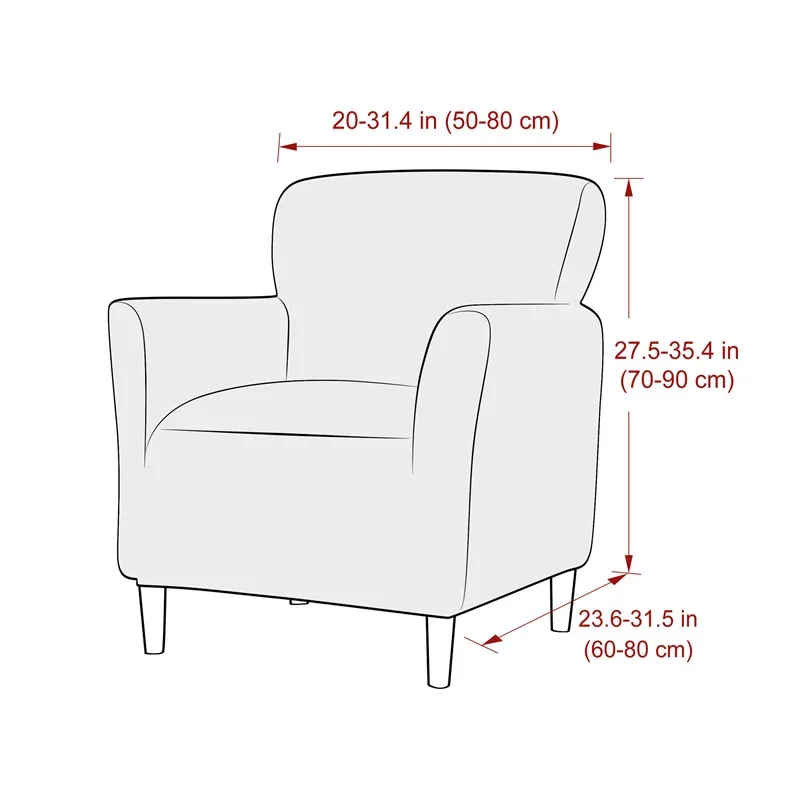1PC Water Repellent Tub Sofa C - огляд і ціна Home Bar Seating
