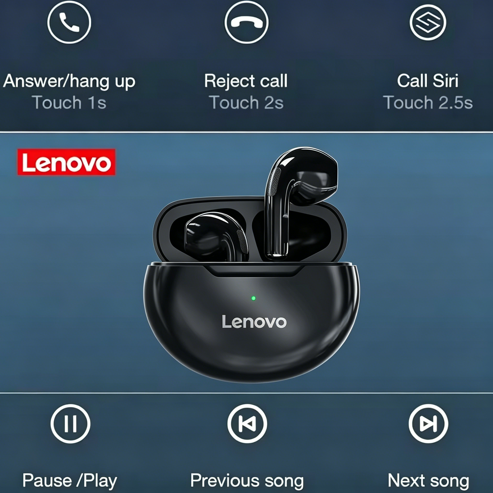 Lenovo HT38 TWS Bluetooth Earp - огляд і ціна Home Bar Iphone