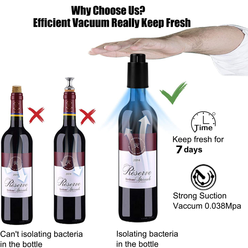 LMETJMA Wine Bottle Stoppers R - огляд і ціна Wine Preservation Pump