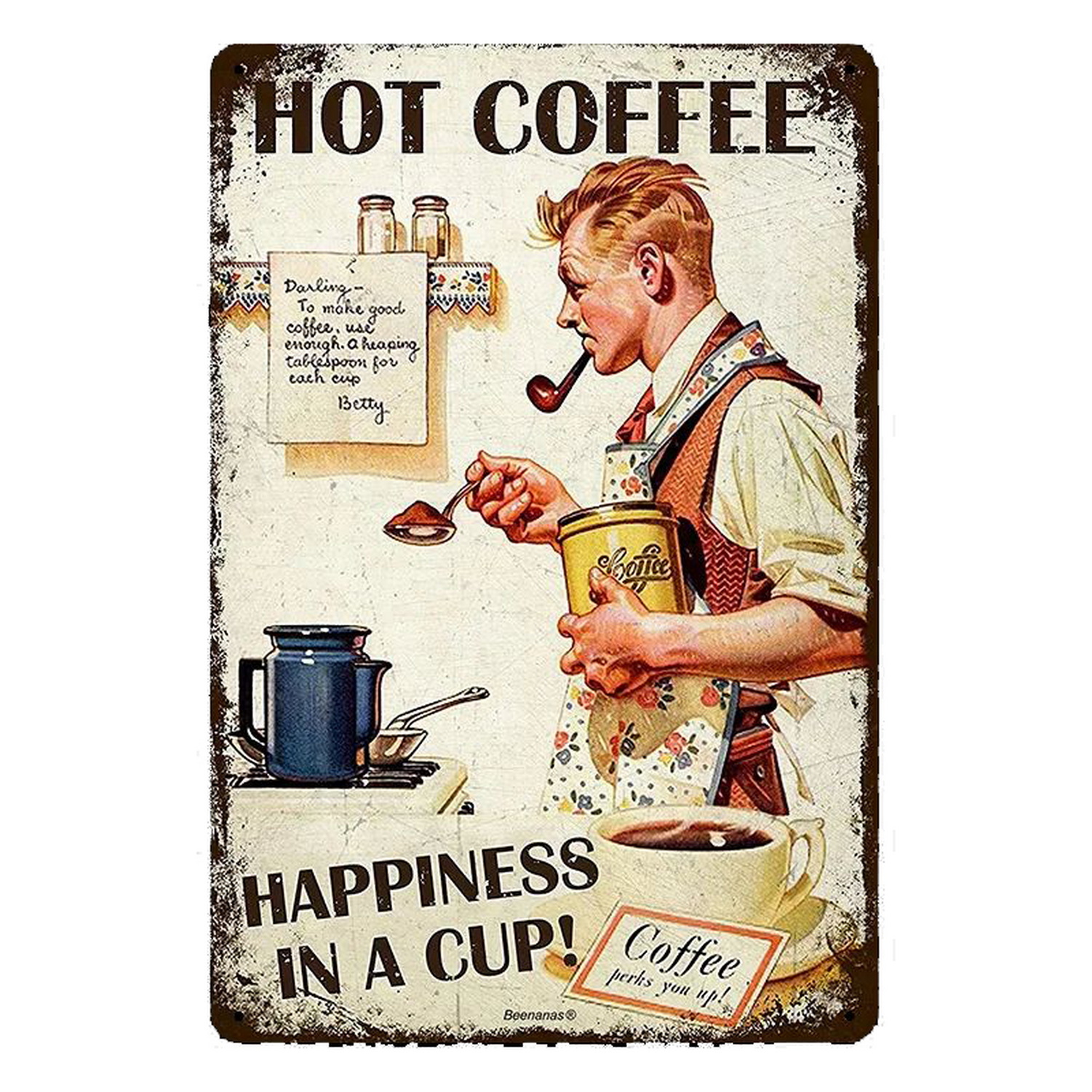 Metal Tin Signs Italian Coffee - огляд і ціна Home Bar And Coffee
