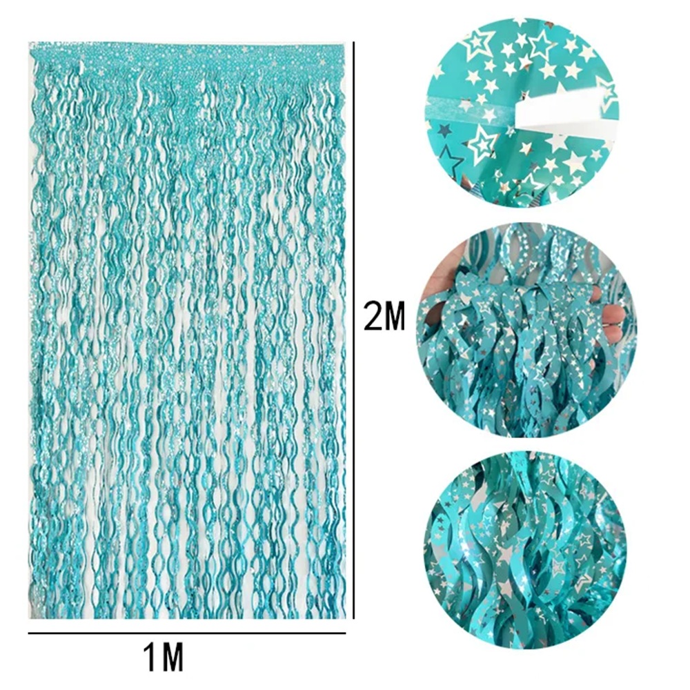 2Packs Teal Blue Pink Foil Cur - огляд і ціна Home Bargains