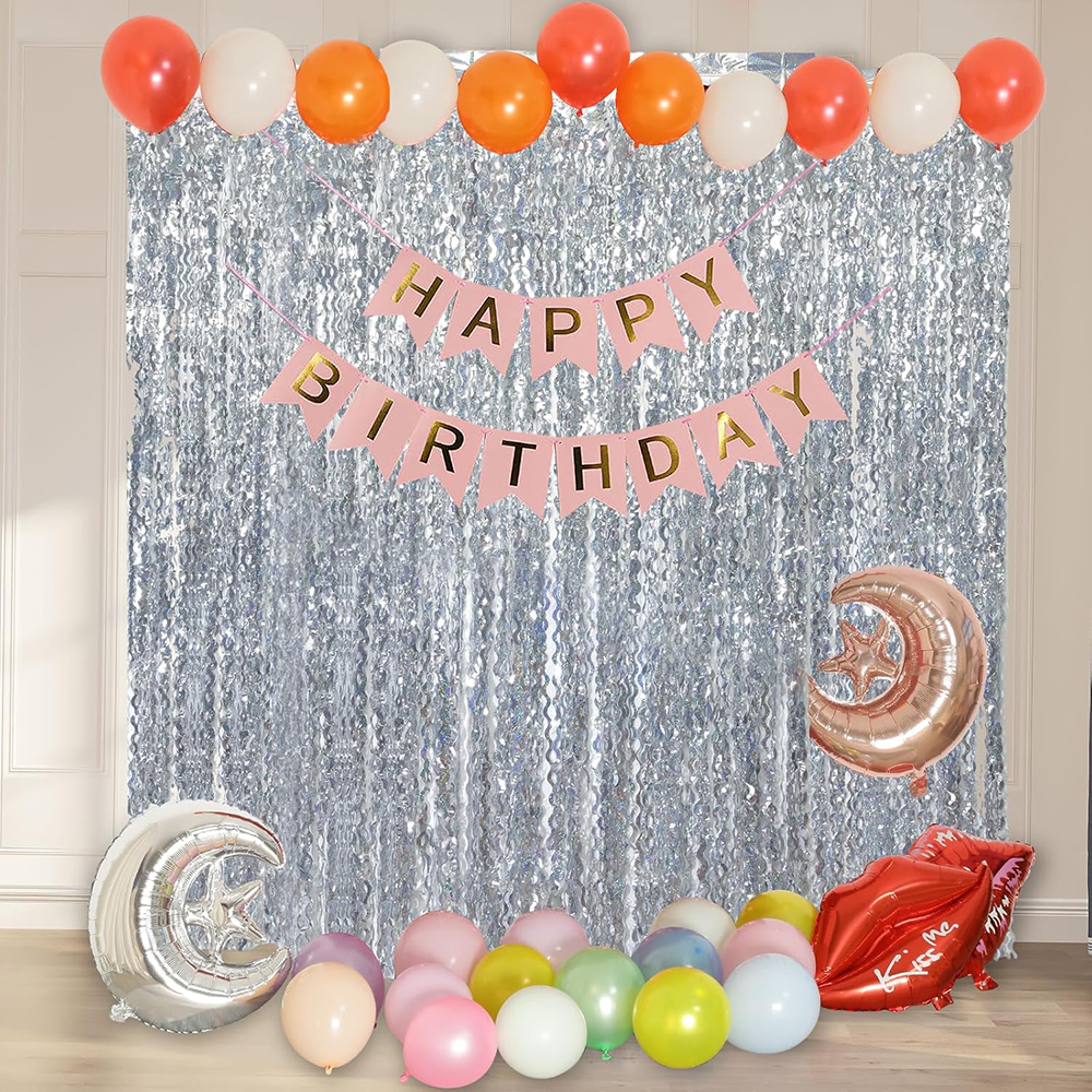 2Packs Teal Blue Pink Foil Cur - огляд і ціна Home Bargains