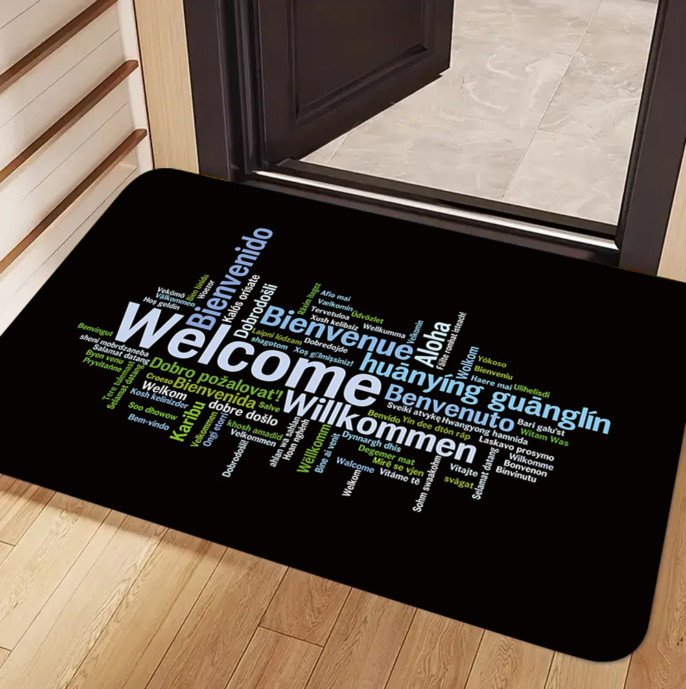 Welcome & Friends Theme Carpet - огляд і ціна Home Bar Word